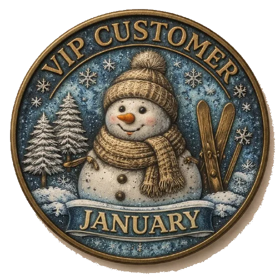January VIP collectible medallion