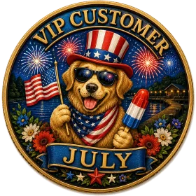 July VIP medallion