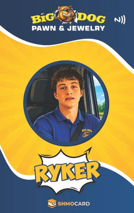 Big Dog Pawn badge for Ryker
