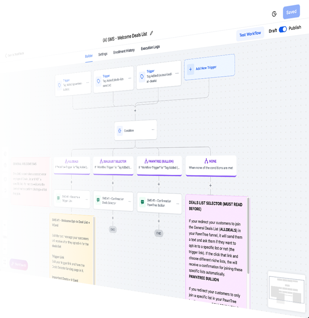 Real Shmello screenshot: deals list campaigns