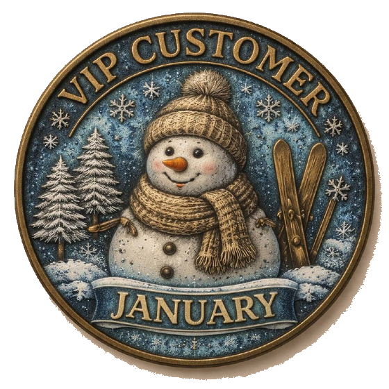 January VIP collectible medallion