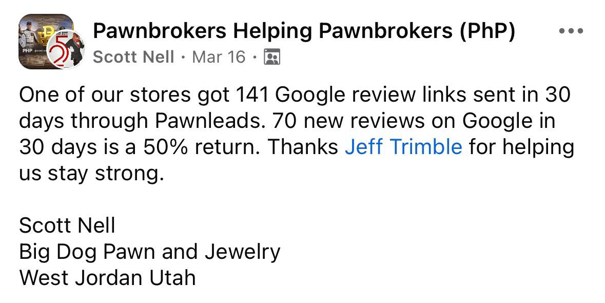 Scott Nell: 141 review links in 30 days, 70 new reviews